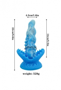 Mavi Canavar Dildo Model 4